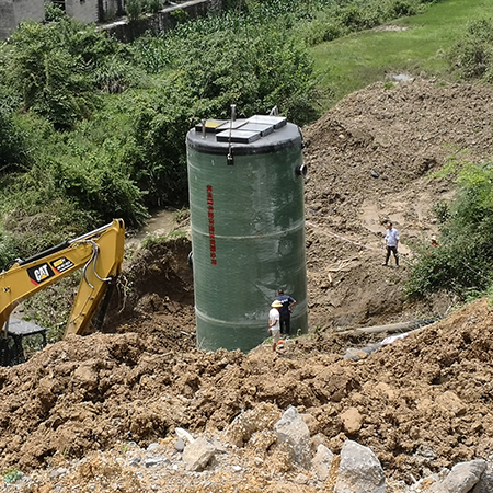 【一體化雨水提升泵站】